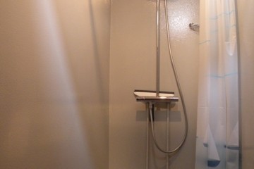Neue Dusche