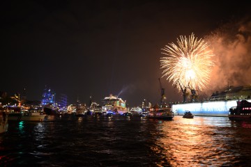 Feuerwerk in Hamburg