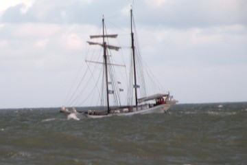 Bisschop van Arkel auf der Nordsee