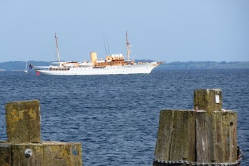 Dänische Könnigsyacht auf Südseereise