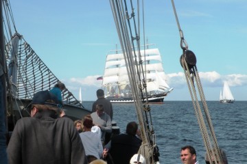 Hanse Sail - Begegnung mit der Kruzenshtern