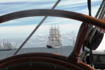 Hanse Sail - Begegnung mit der Kruzenshtern