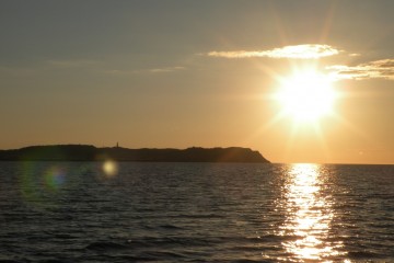 Sonneuntergang bei Hiddensee