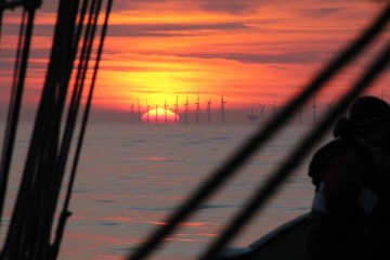 Jan Huygen auf der Nordsee