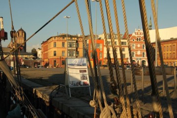 Unser Liegeplatz in Stralsund