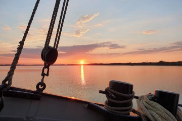 Erste Reise erste Ankernacht auf dem Weg nach Sonderborg