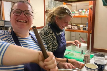 Kombuese in vollem Gange