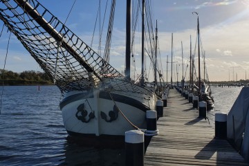 angekommen am Winterliegeplatz in Kappeln