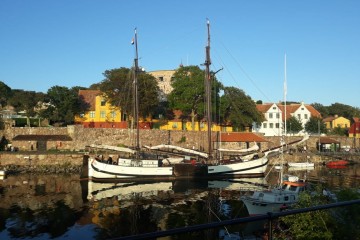 Jan Huygen in der Meerenge zwischen Christiansø und Frederiksø