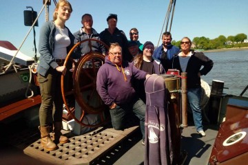 Die Crew - Seereise Harlingen - Hamburg